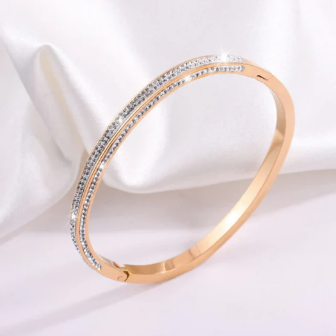 Rosé Avelina Rosanelli Bracelet with Crystals