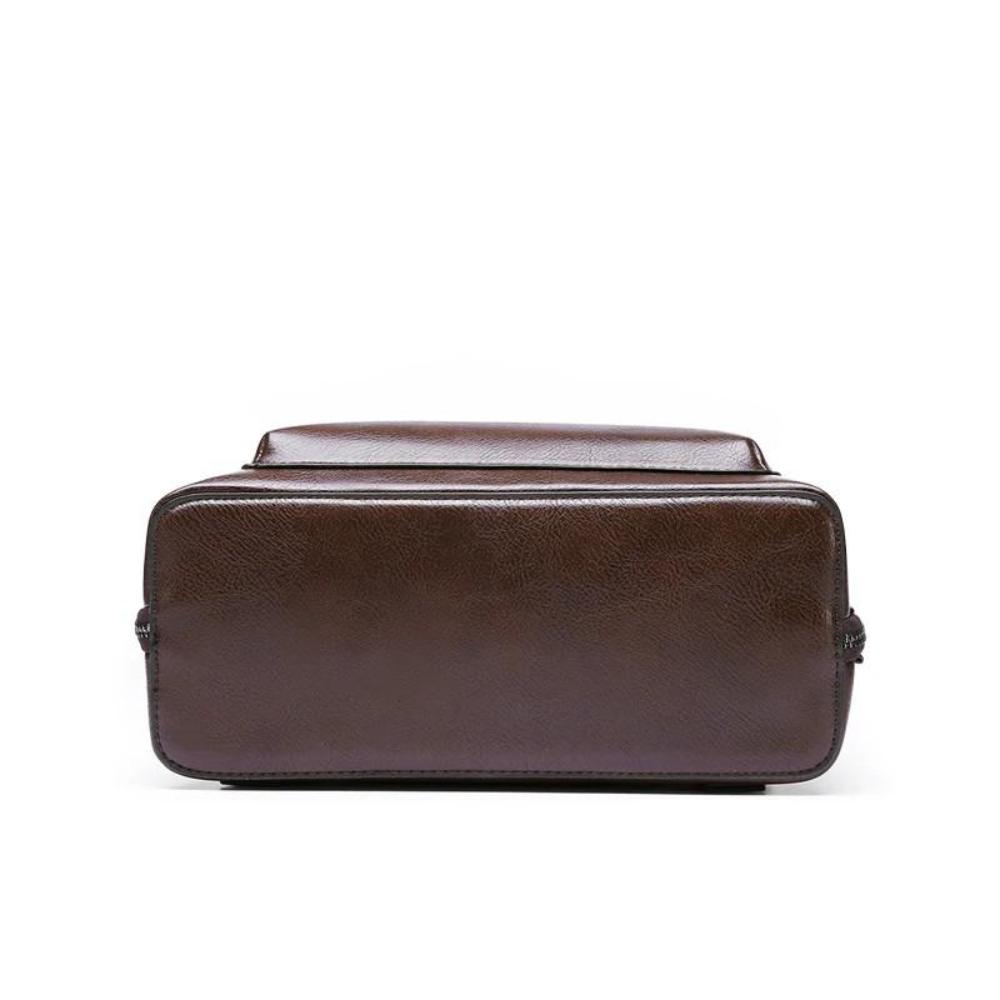 Elegant Double-Zip Backpack - Streamlined Style