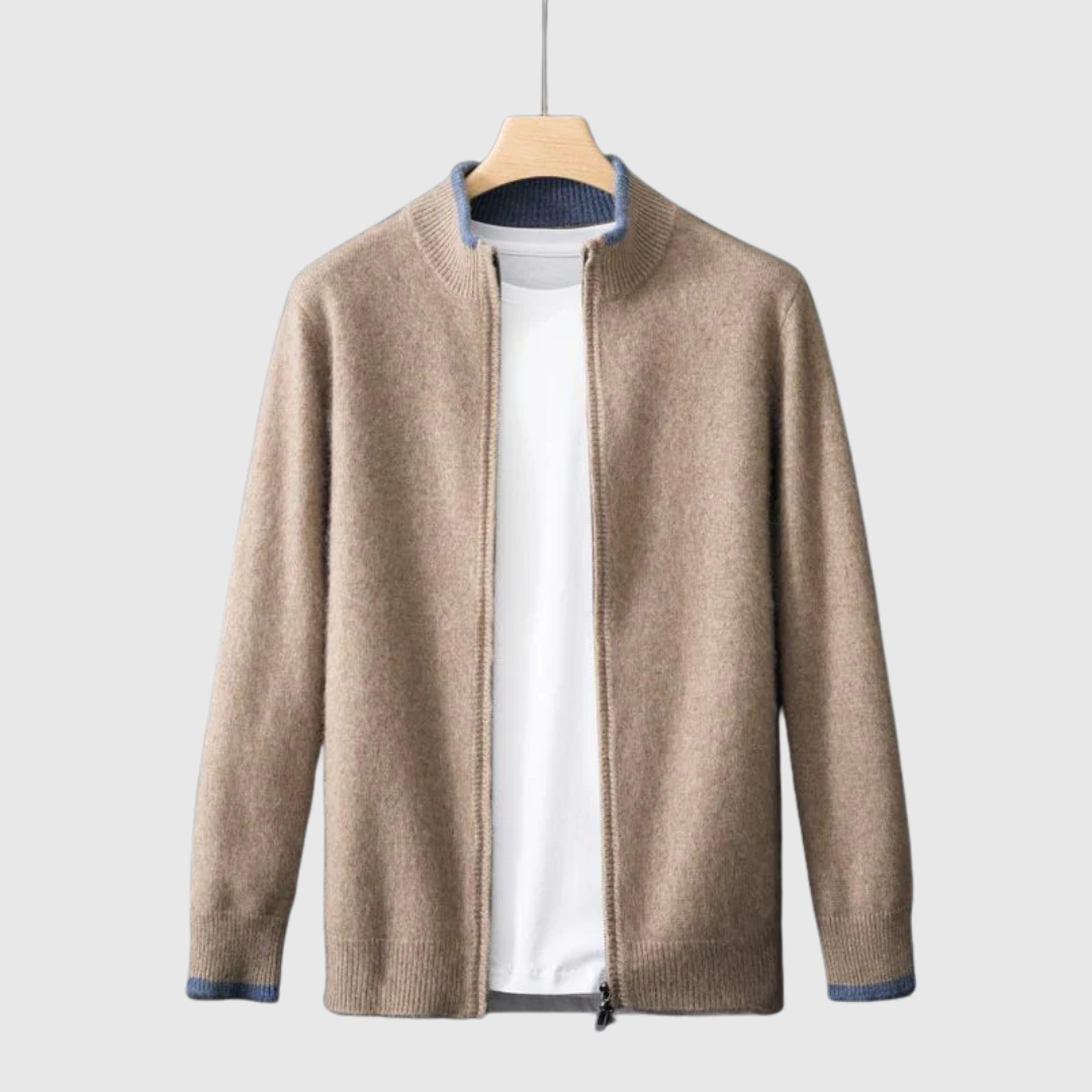 Riku Cashmere Zip Jacket