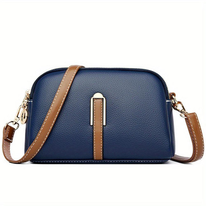 Litchi-Textured Mila Crossbody Bag
