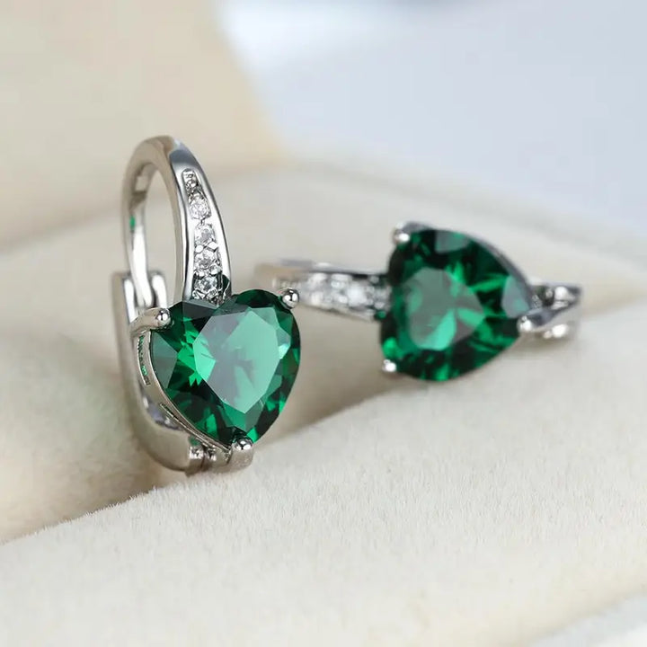 Lunara Greystelle Earrings in 16K White Gold