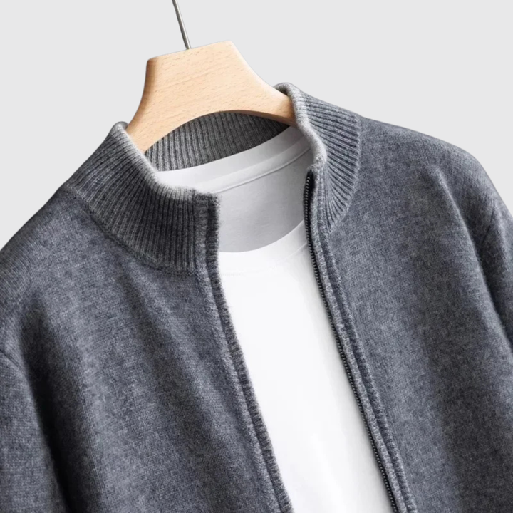 Riku Cashmere Zip Jacket