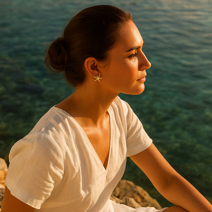 Coralia Starfish Earrings