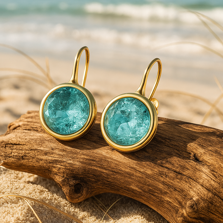Aurela | Ocean-Inspired Drop Earrings