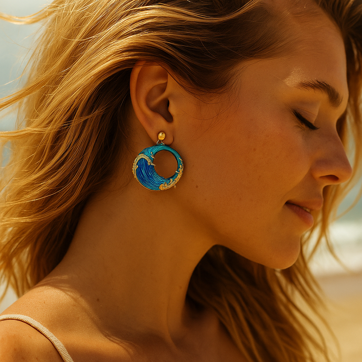 Aurealis | Artisan Hand-Painted Wave