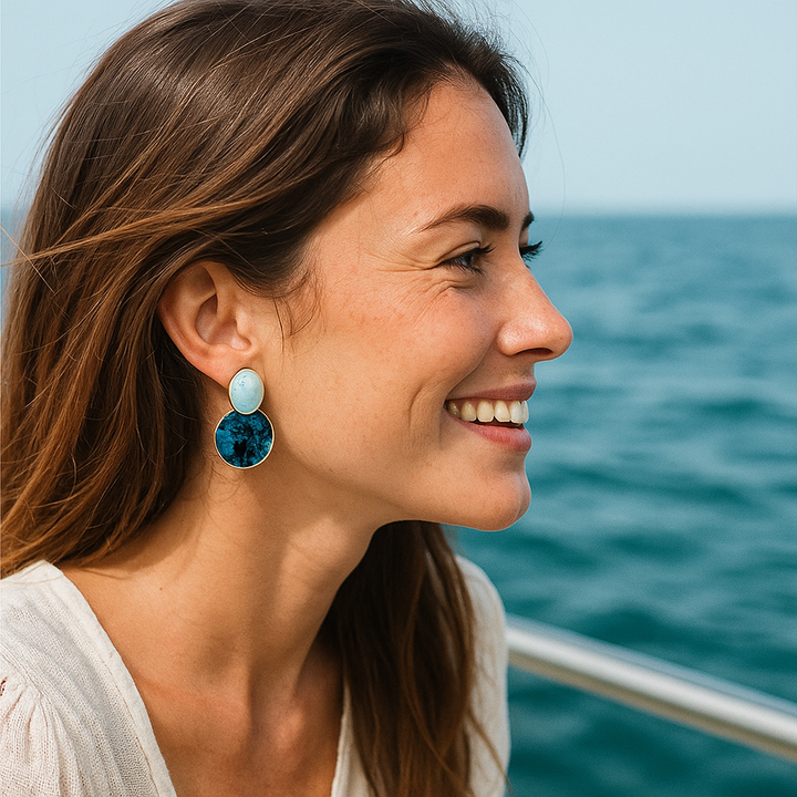 Eliara | Sky and Sea-Inspired Earrings