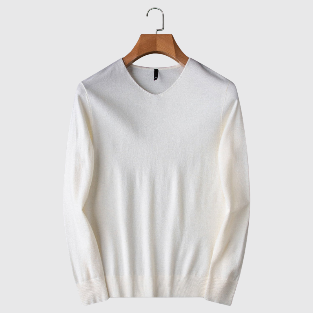 Martin Cashmere V-Neck Sweater