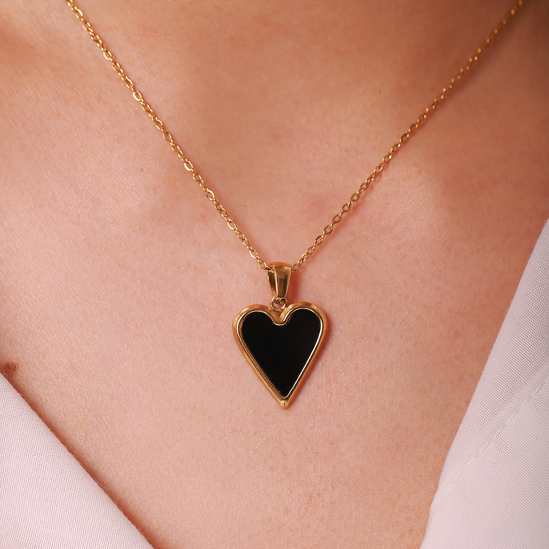 Blythe Heart Pendant Necklace | Gold