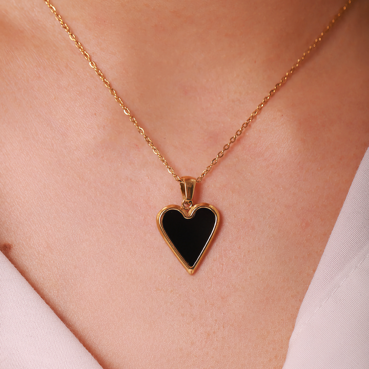 Blythe Heart Pendant Necklace | Gold
