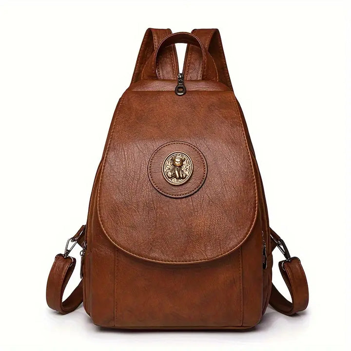 Mira's Customizable Vintage Denim Backpack