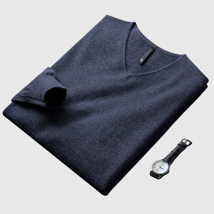 Martin Cashmere V-Neck Sweater