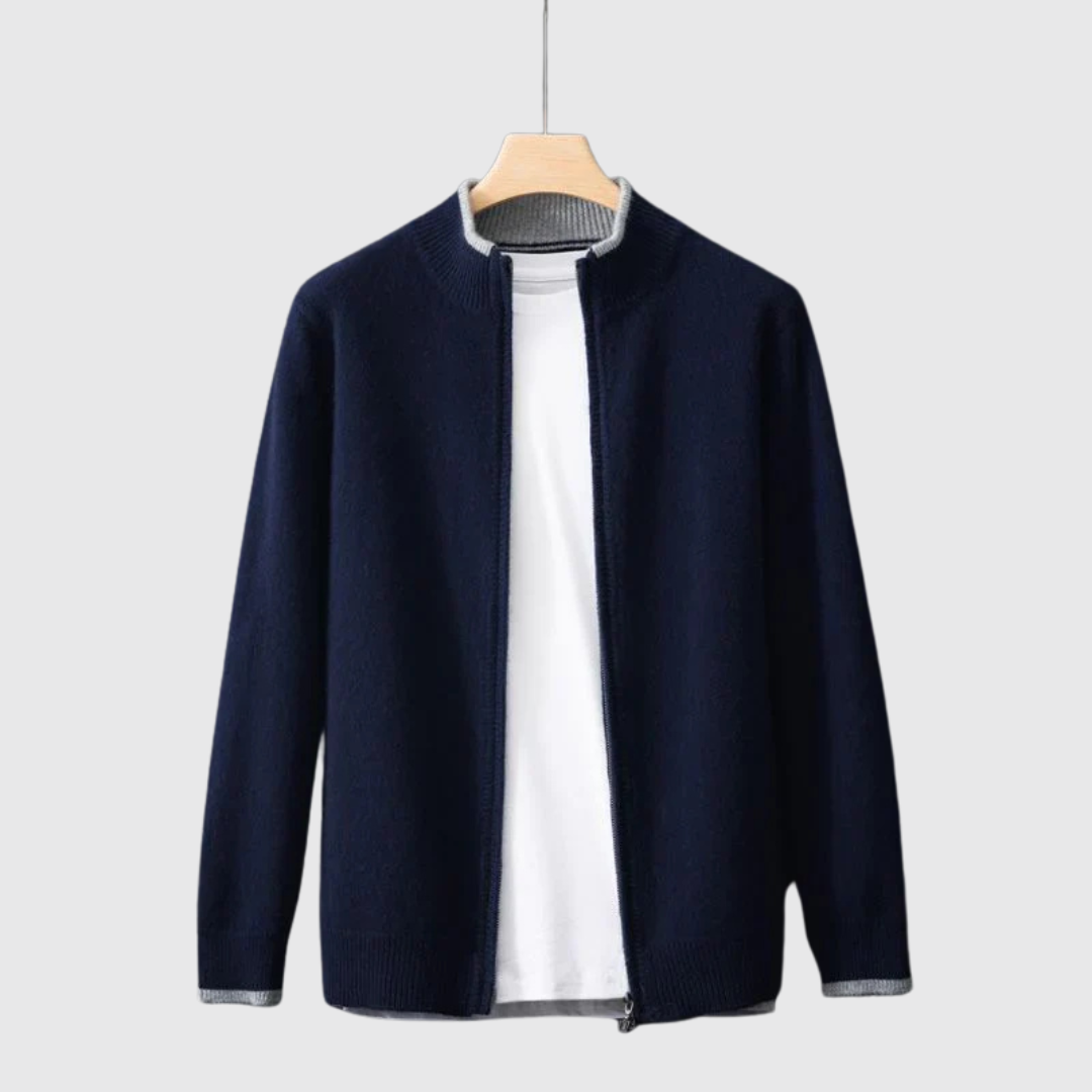 Riku Cashmere Zip Jacket