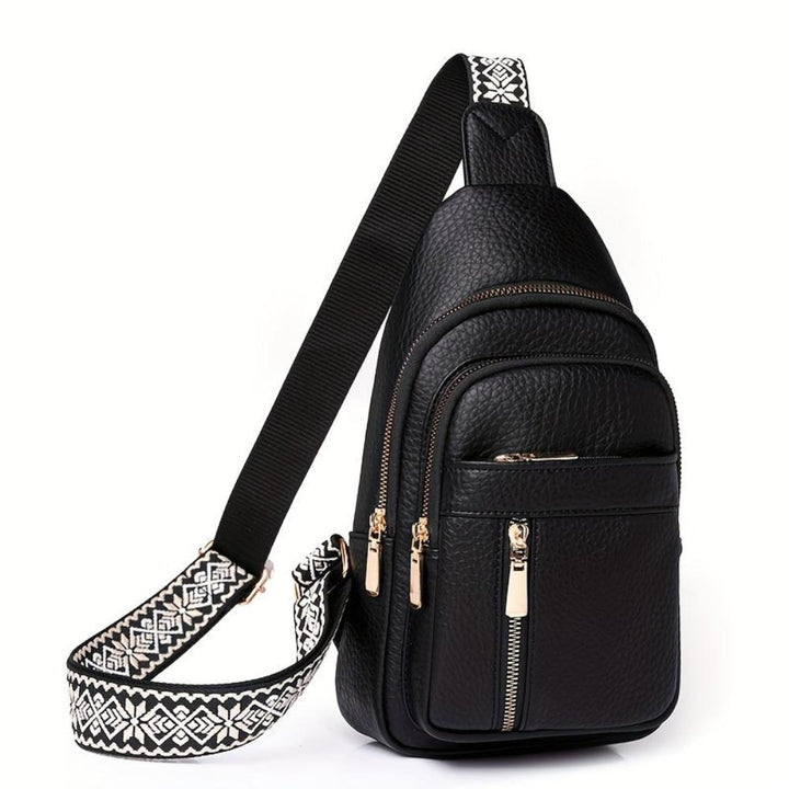 Retro Hazel Crossbody Bag with Chest Design
