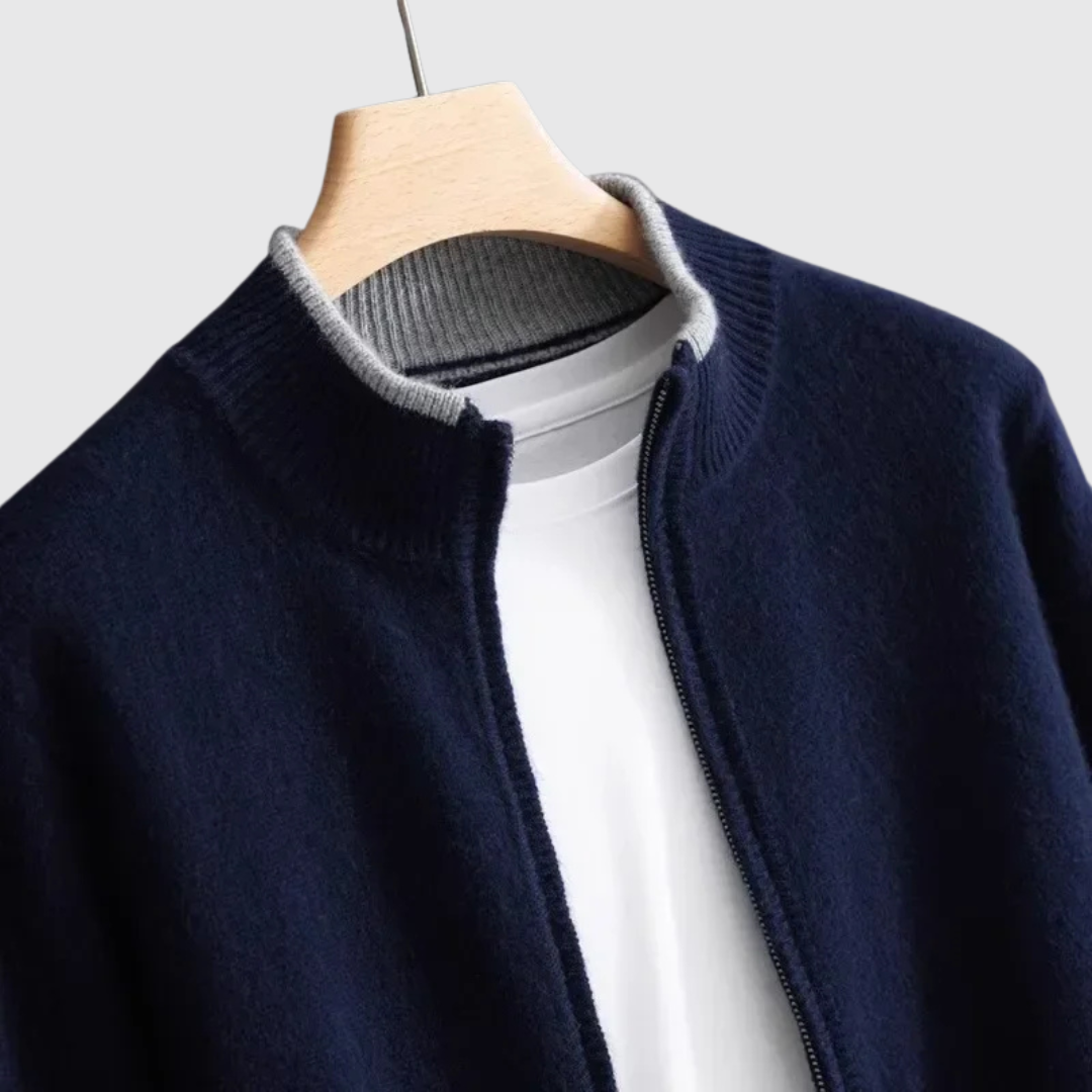 Riku Cashmere Zip Jacket