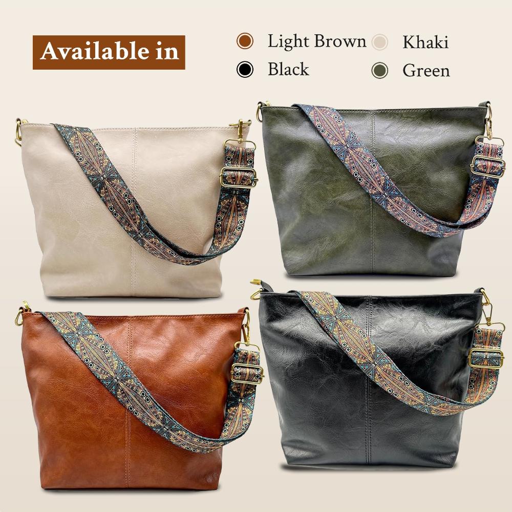 Chelsey's Classic Leather Shoulder Bag with Vintage Charm