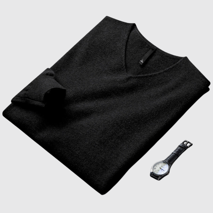 Martin Cashmere V-Neck Sweater