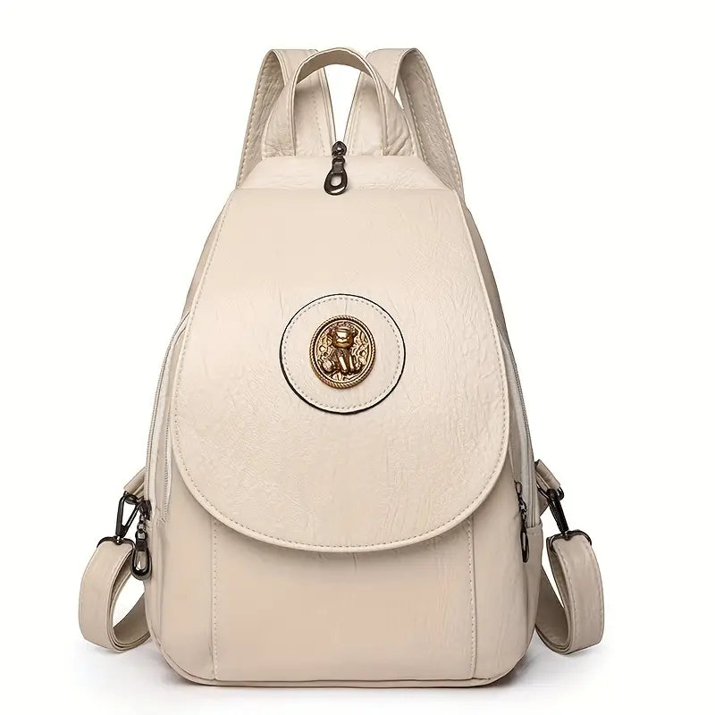 Mira's Customizable Vintage Denim Backpack