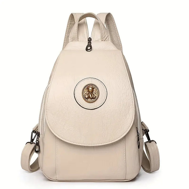 Mira's Customizable Vintage Denim Backpack