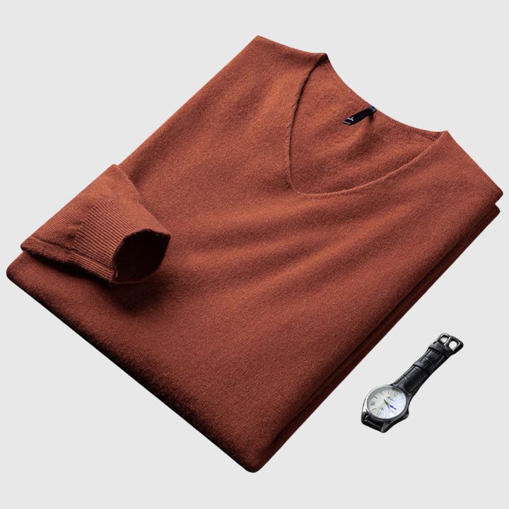 Martin Cashmere V-Neck Sweater