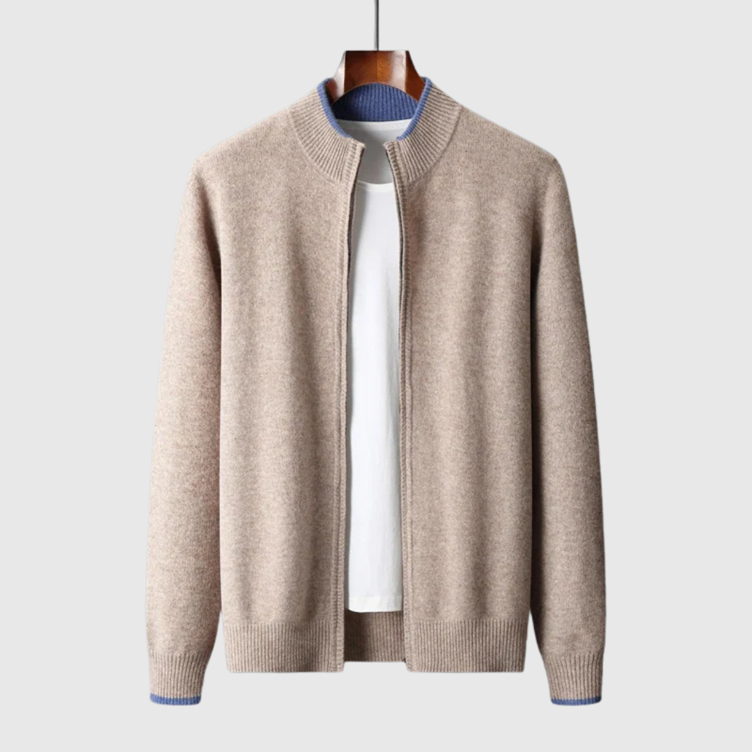 Riku Cashmere Zip Jacket