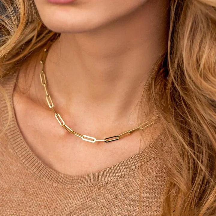 Bernstein Gold Chain Necklace