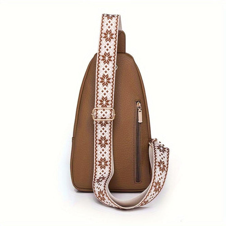 Retro Hazel Crossbody Bag with Chest Design