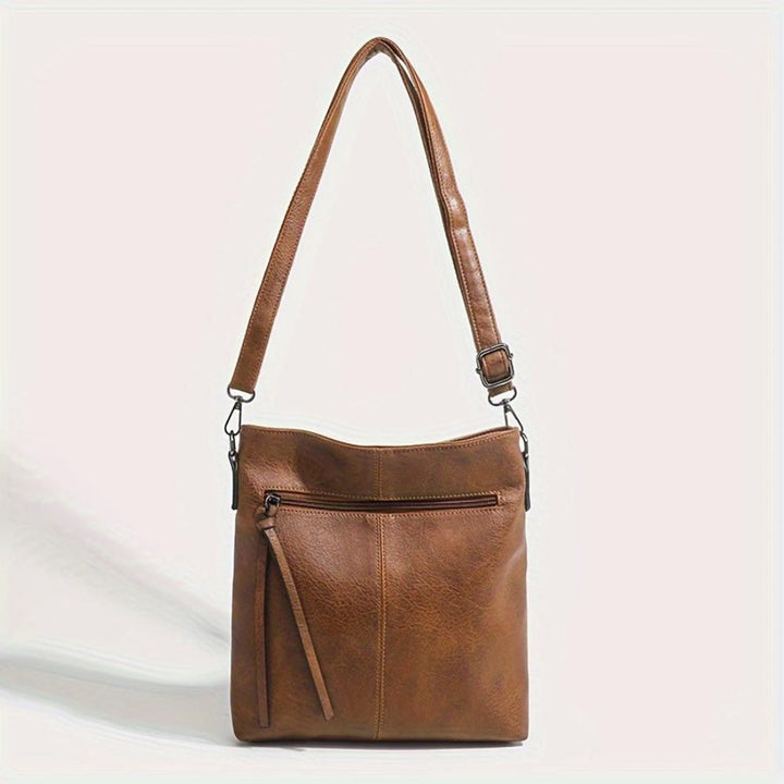 Lena Vintage-Inspired Square Crossbody Bag