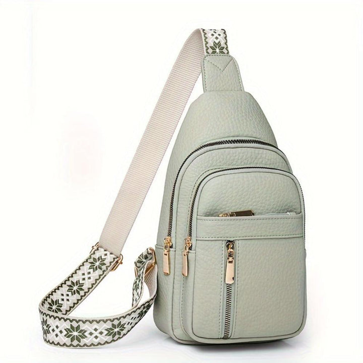 Retro Hazel Crossbody Bag with Chest Design