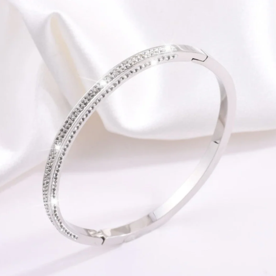 Rosé Avelina Rosanelli Bracelet with Crystals