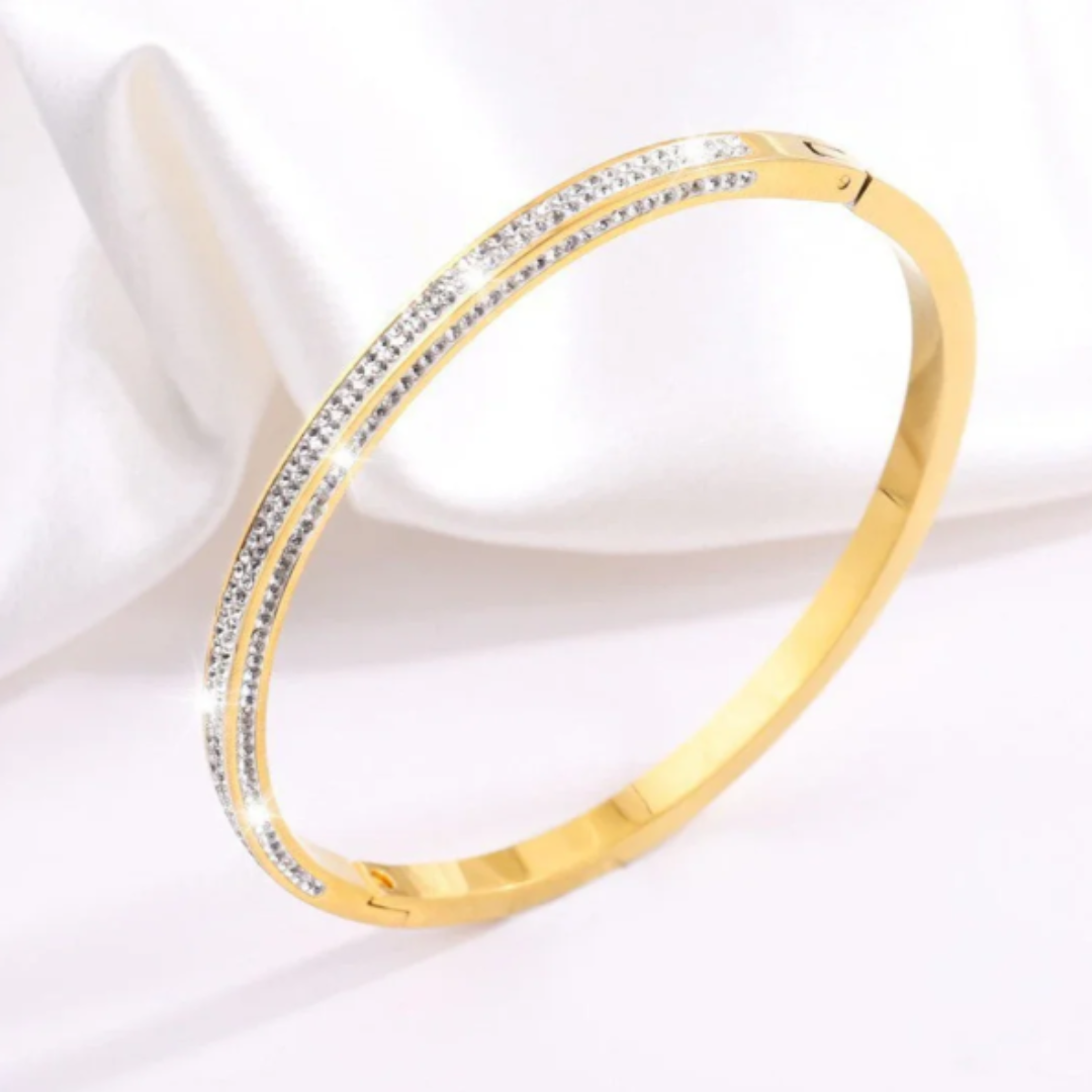 Rosé Avelina Rosanelli Bracelet with Crystals
