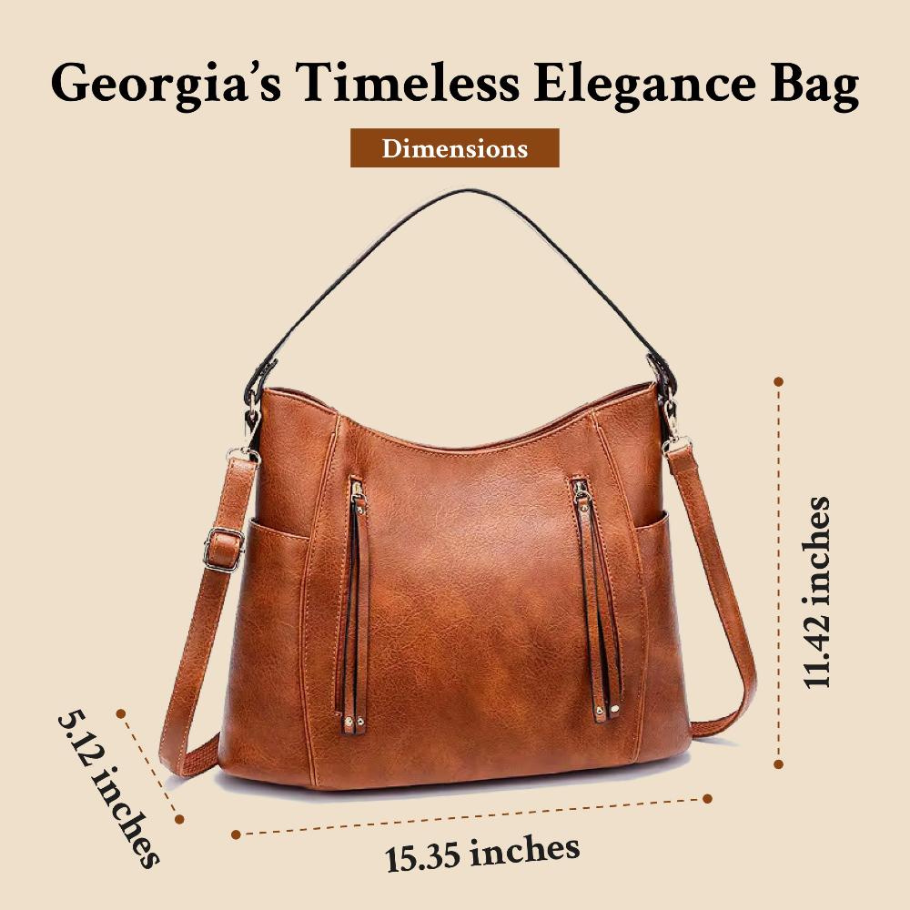 Georgia's Classic Charm | Vintage Shoulder Bag