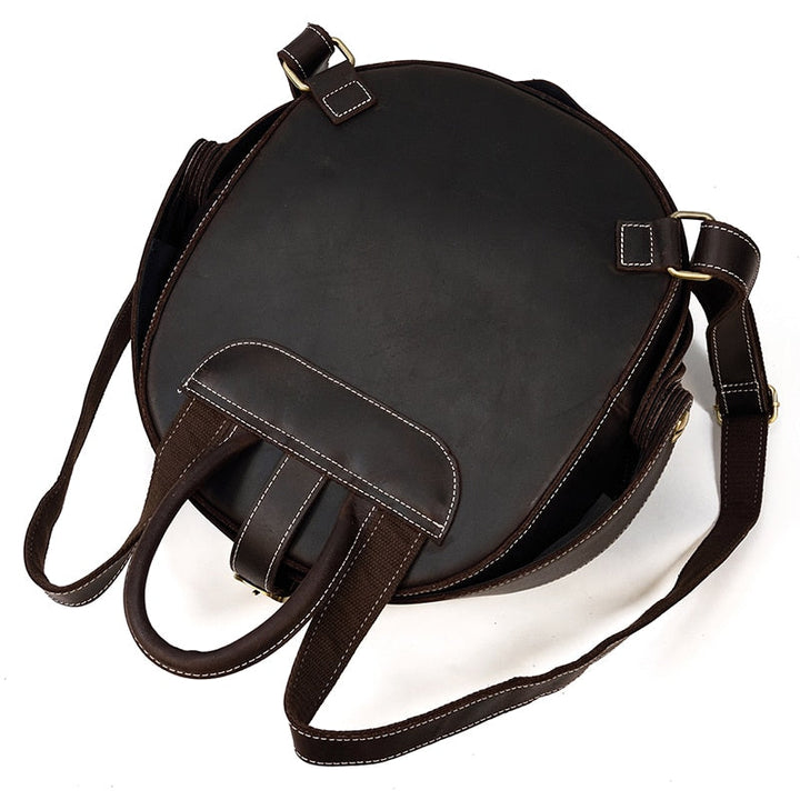 Beetle-Inspired Leather Backpack for Women