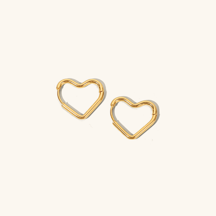 Helena Heart Rings | Gold