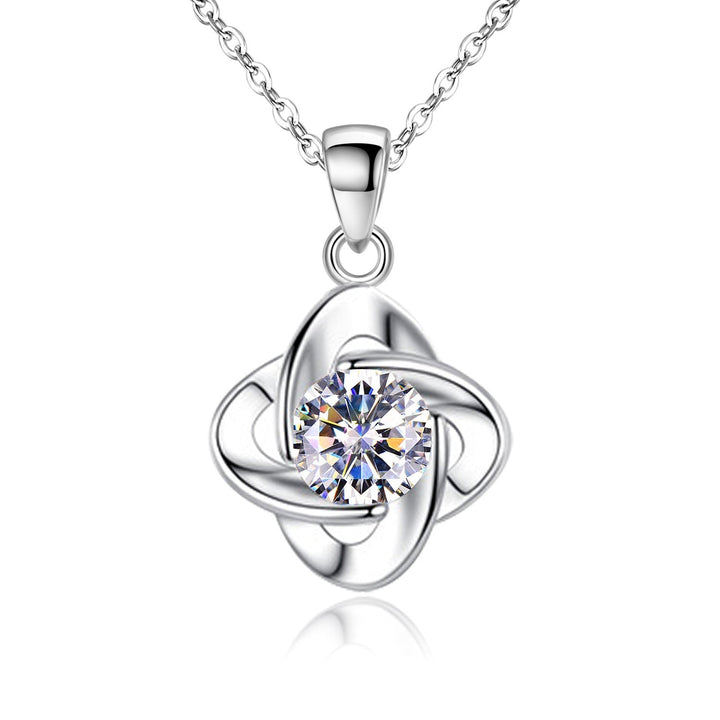 Seren Klee White Gold Bow Set