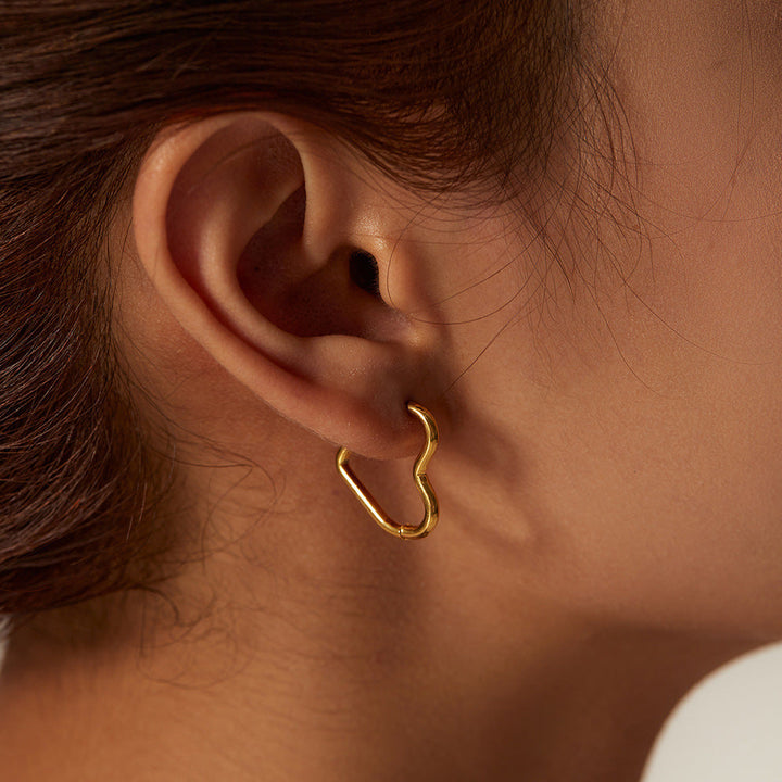 Helena Heart Rings | Gold