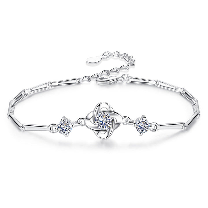 Seren Klee White Gold Bow Set
