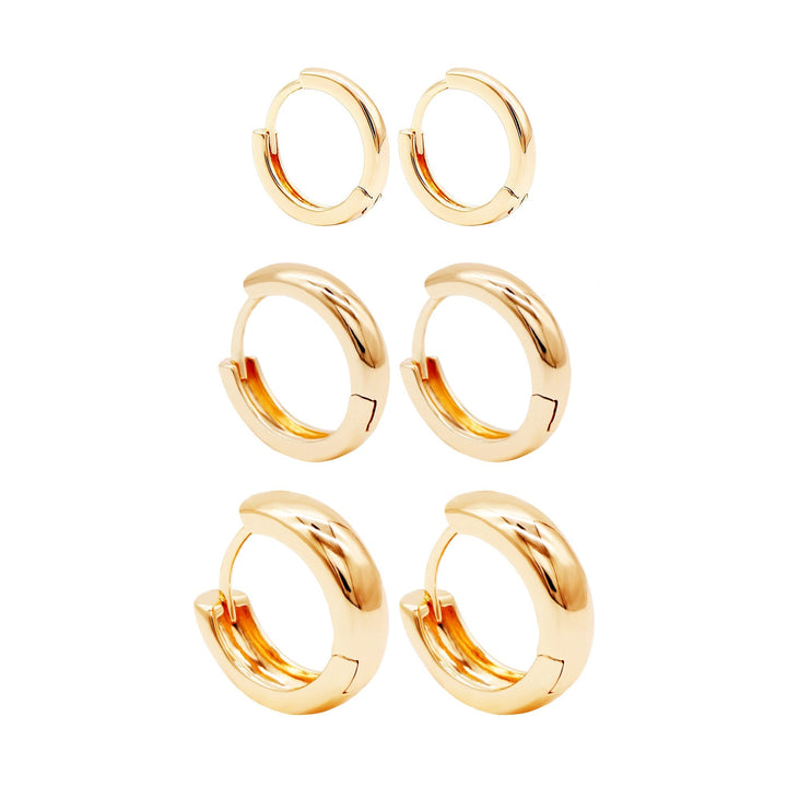 Aurelia Golden Hoop Earrings