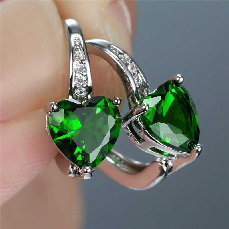Lunara Greystelle Earrings in 16K White Gold