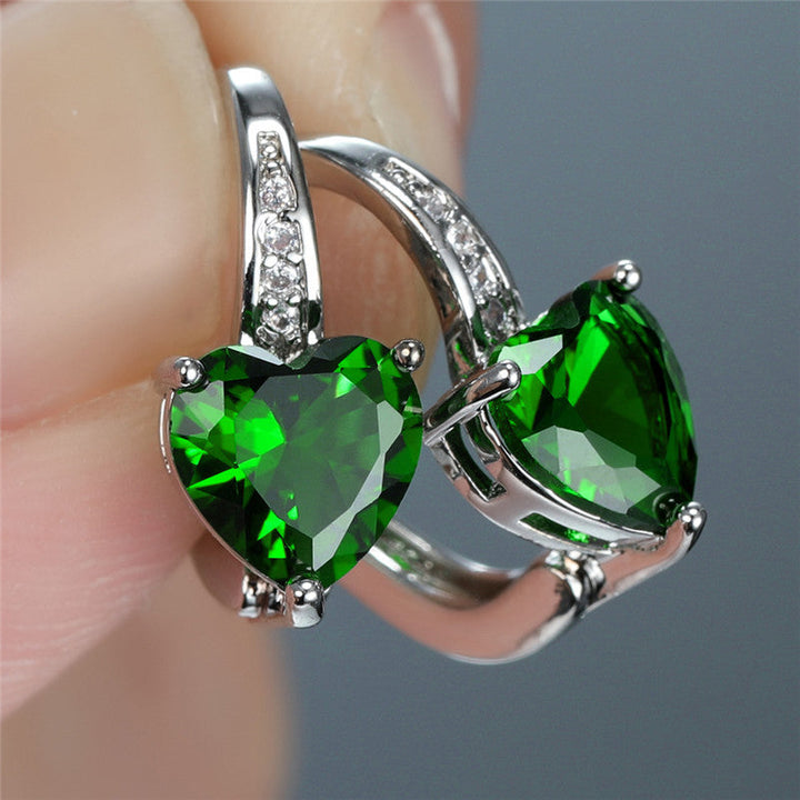 Lunara Greystelle Earrings in 16K White Gold