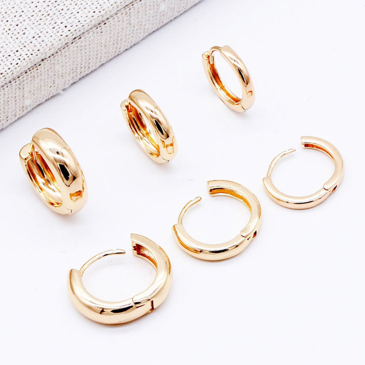 Aurelia Golden Hoop Earrings