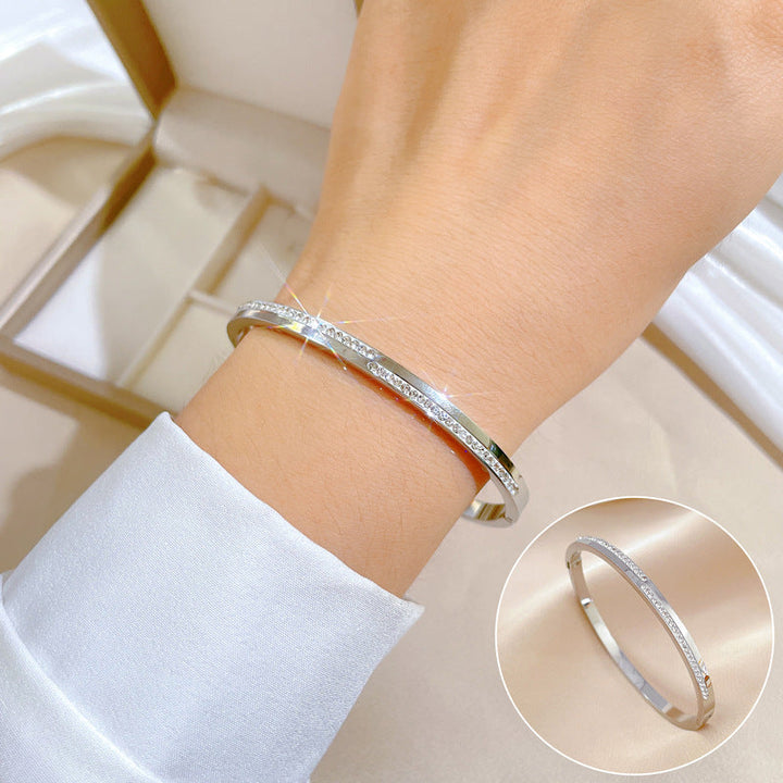 Gold Crystal Aera Bracelet