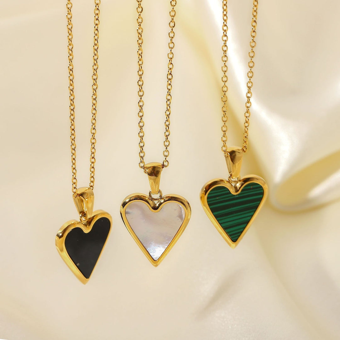 Blythe Heart Pendant Necklace | Gold