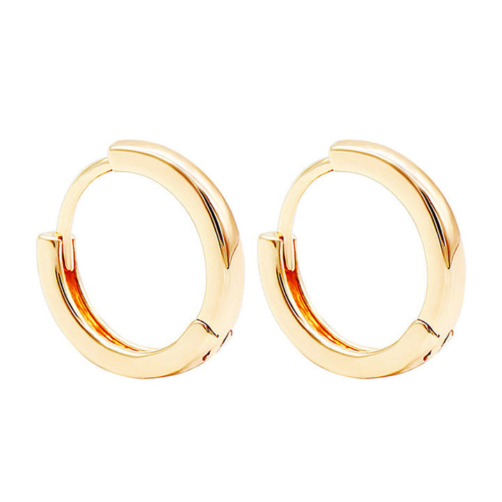 Aurelia Golden Hoop Earrings