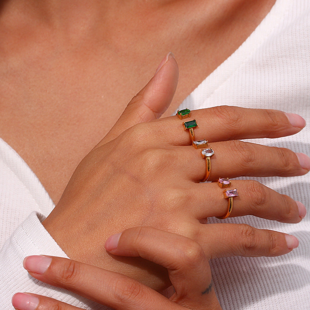 Fedilia Gemstone Ring | Gold