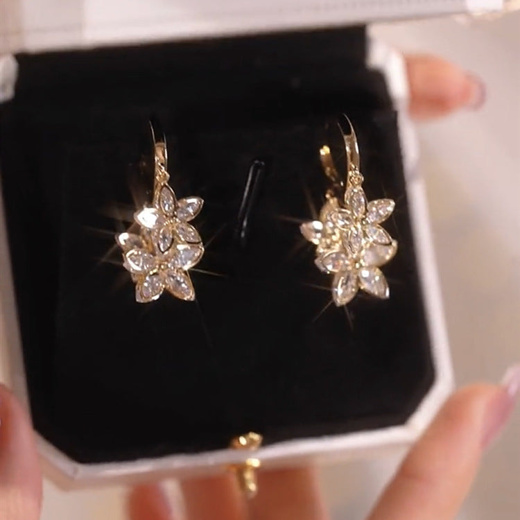 Spring Blossom Creative Star Pendant Earrings