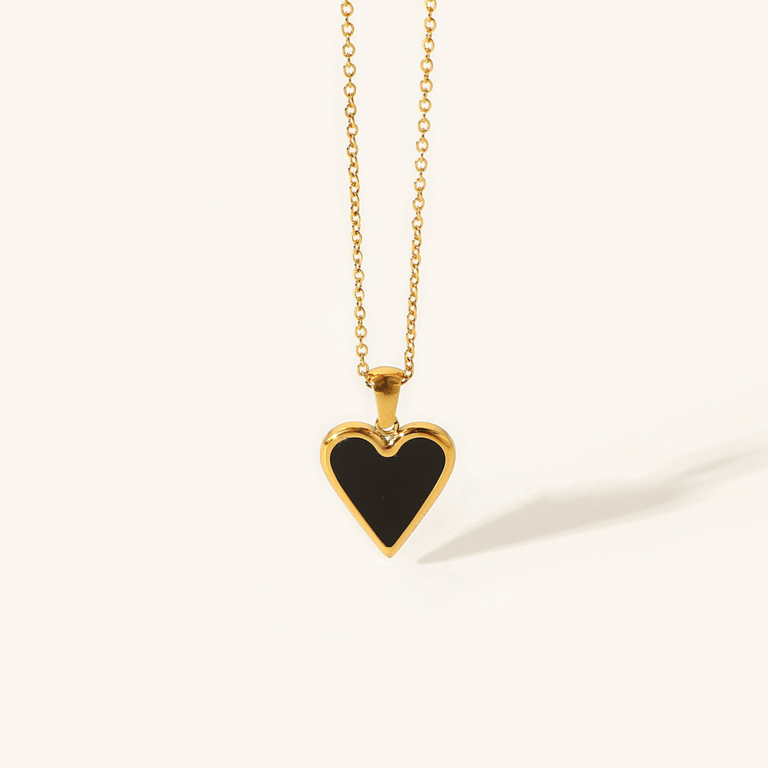 Blythe Heart Pendant Necklace | Gold