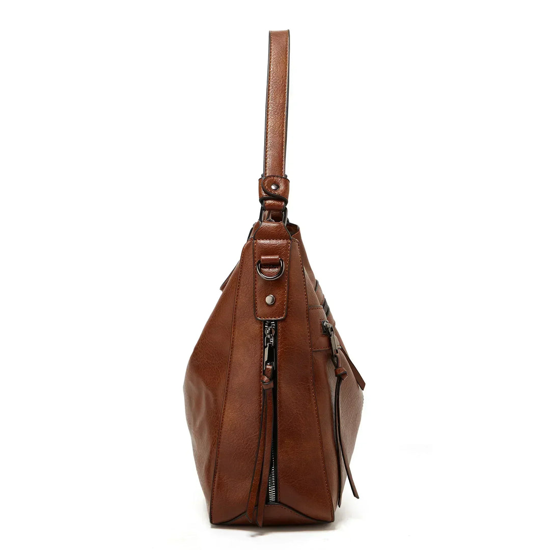 Muriel's Timeless Elegance | Leather Shoulder Bag