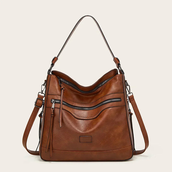 Muriel's Timeless Elegance | Leather Shoulder Bag