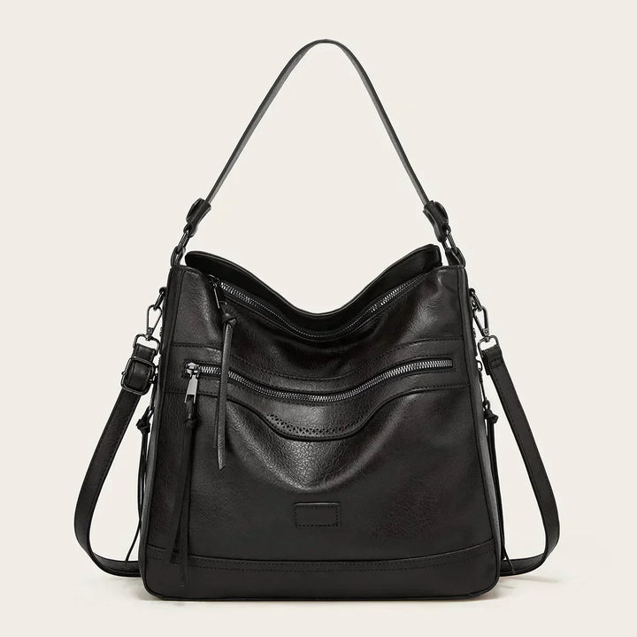 Muriel's Timeless Elegance | Leather Shoulder Bag