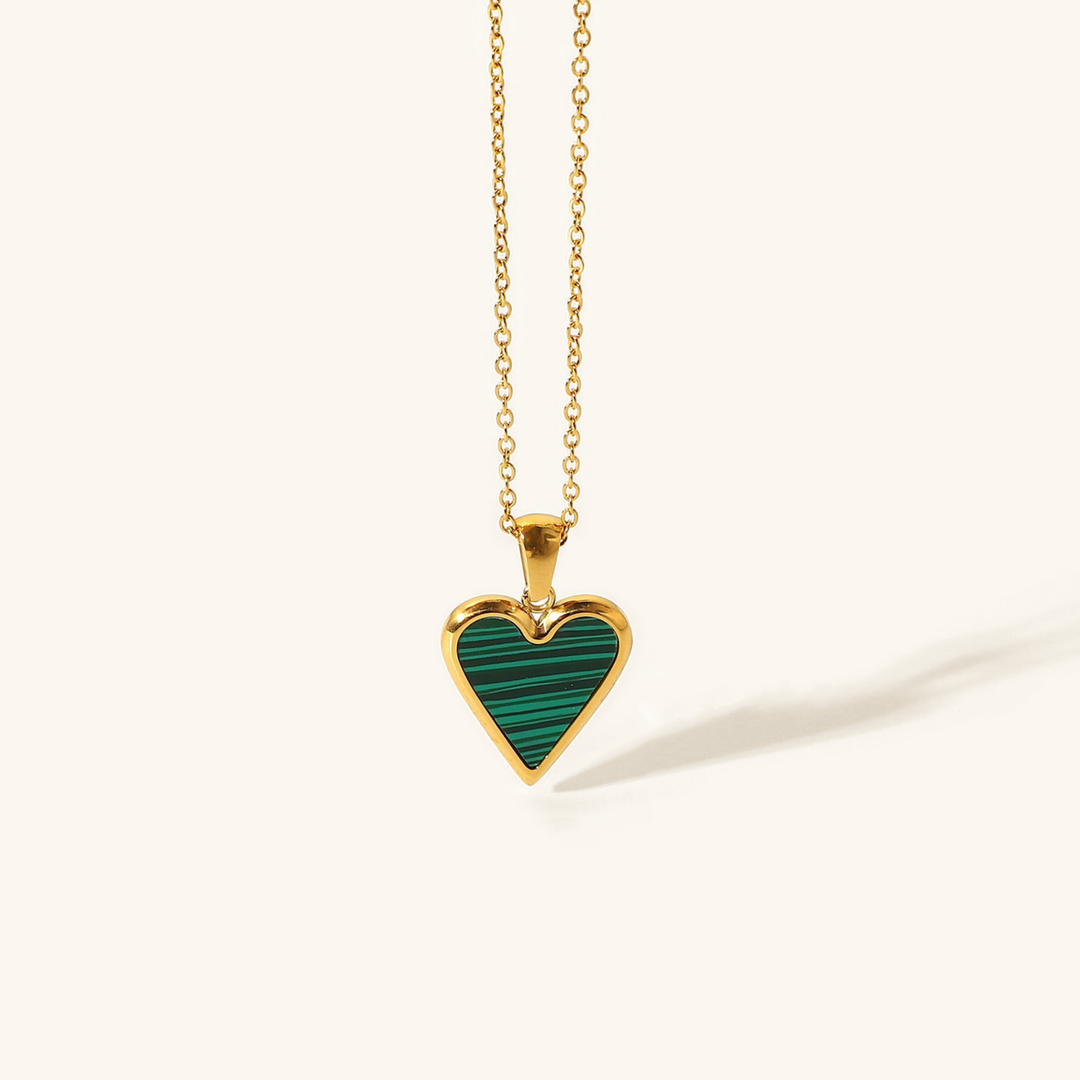 Blythe Heart Pendant Necklace | Gold